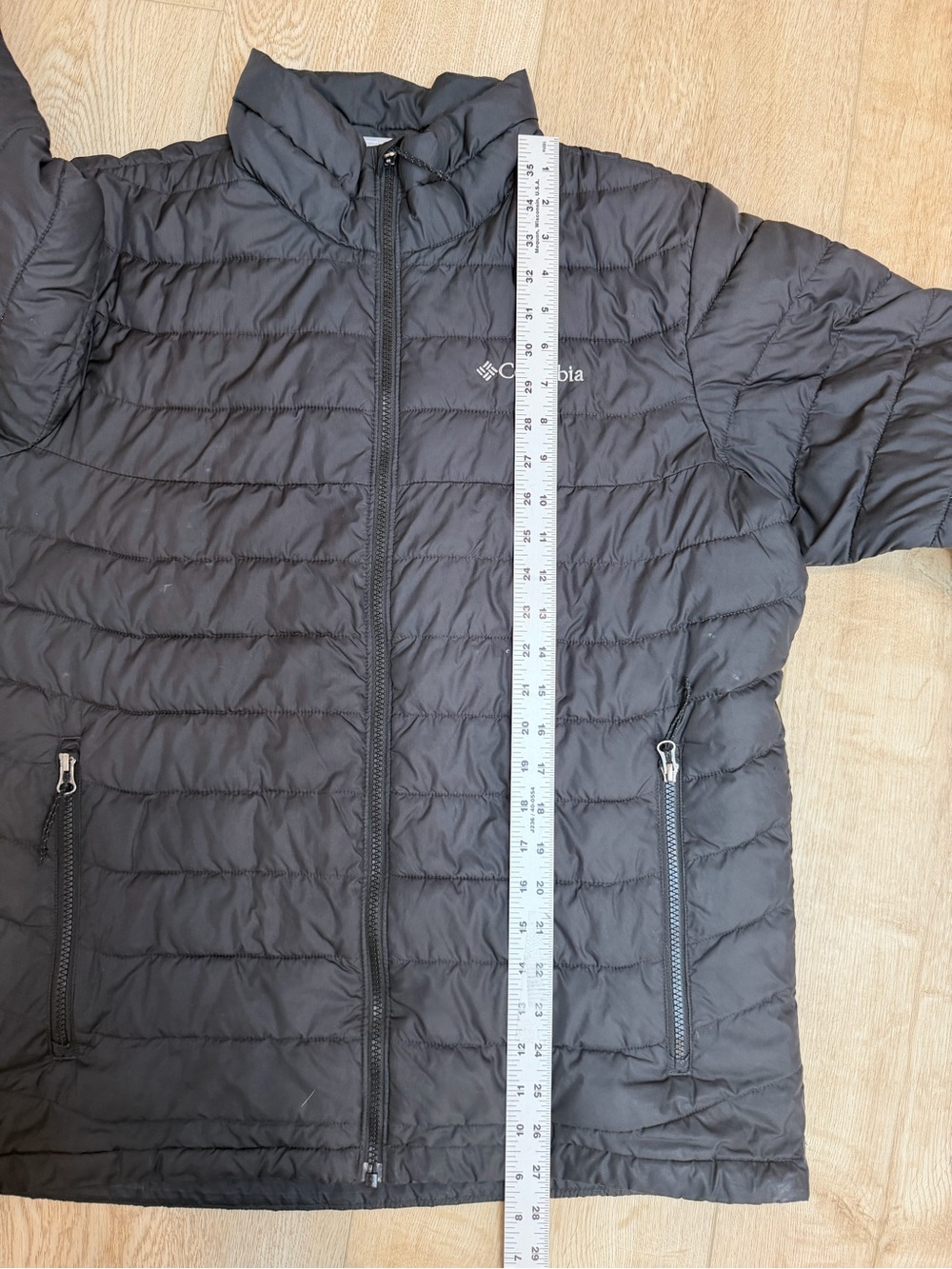 Columbia Mens Thermal Coil Puffer Jacket Black Medium Lightweight - Picture 5 of 12
